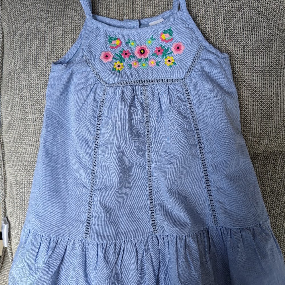 Little Me Toddler girls sleeveless embroidered sundress